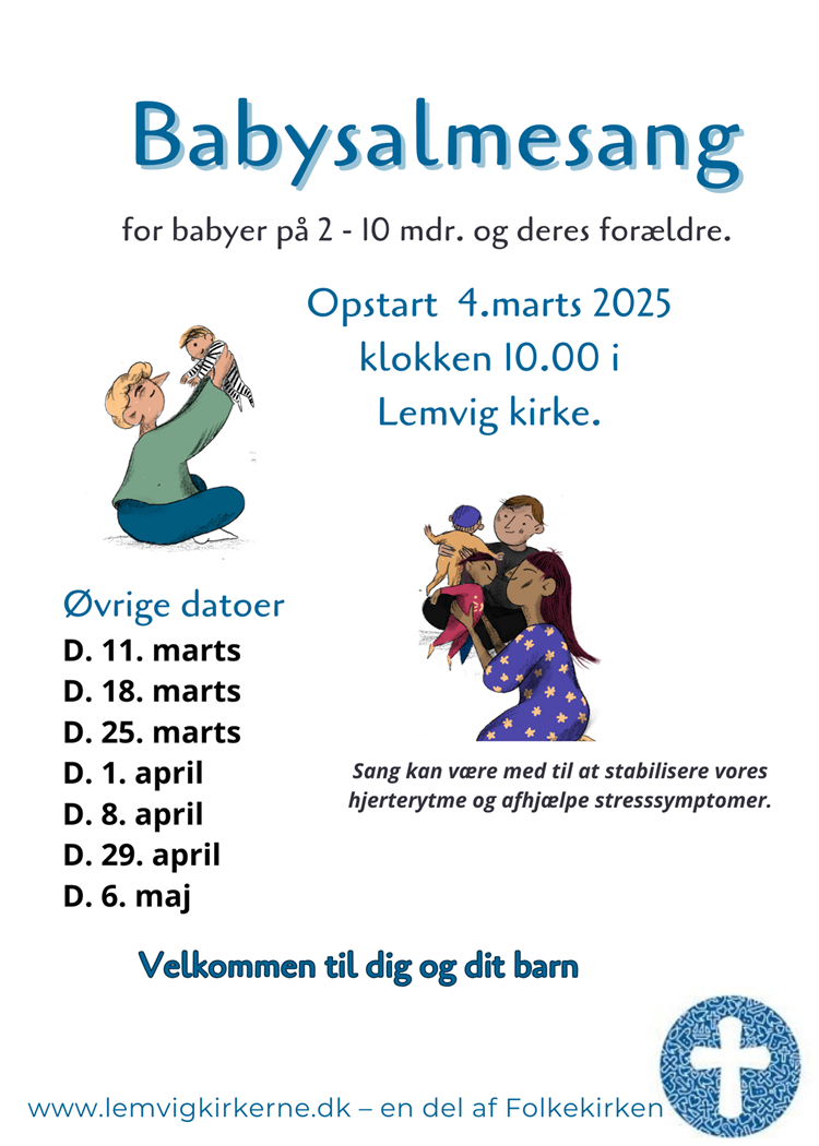 Babysalmesang Marts 25