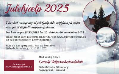 Lemvig Velgørenhedsselskab - Julehjælp 2025